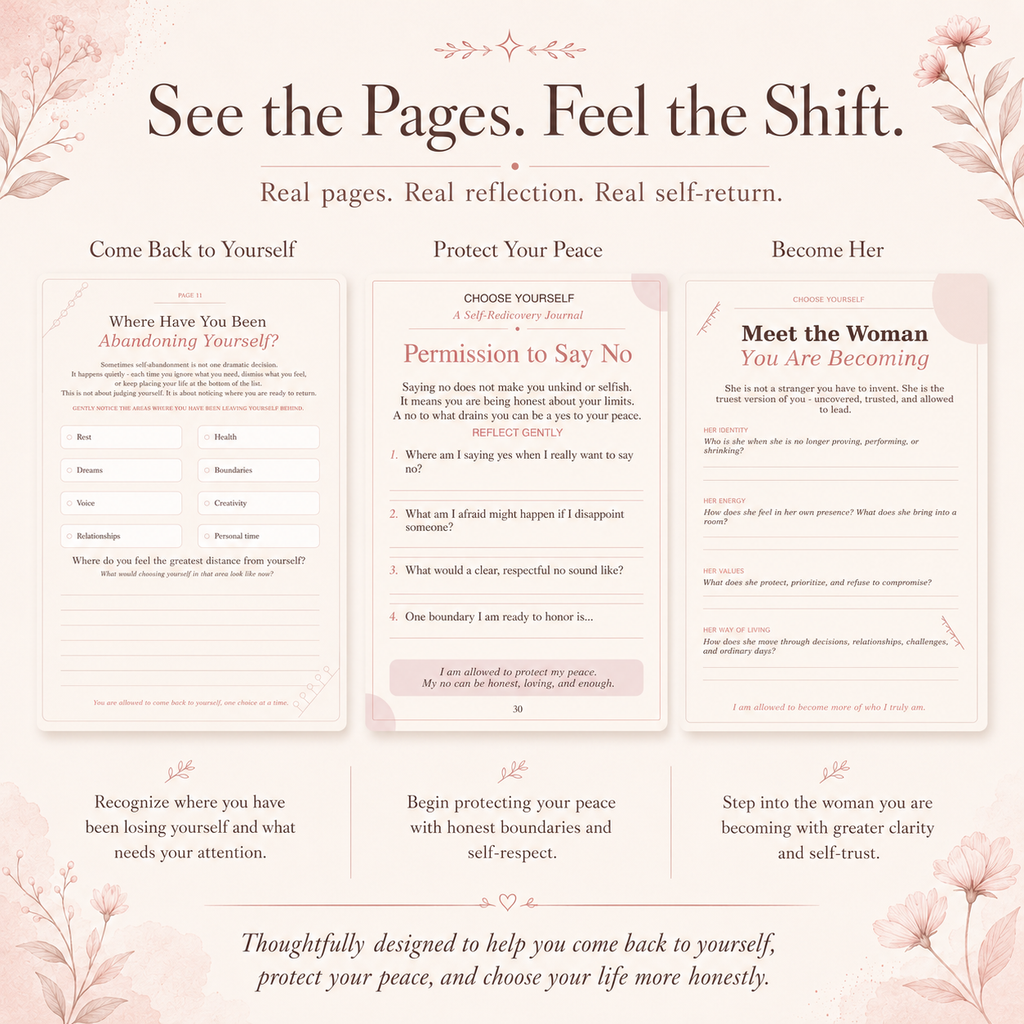Choose Yourself: A Guided Journal for Learning to Put Yourself First Again