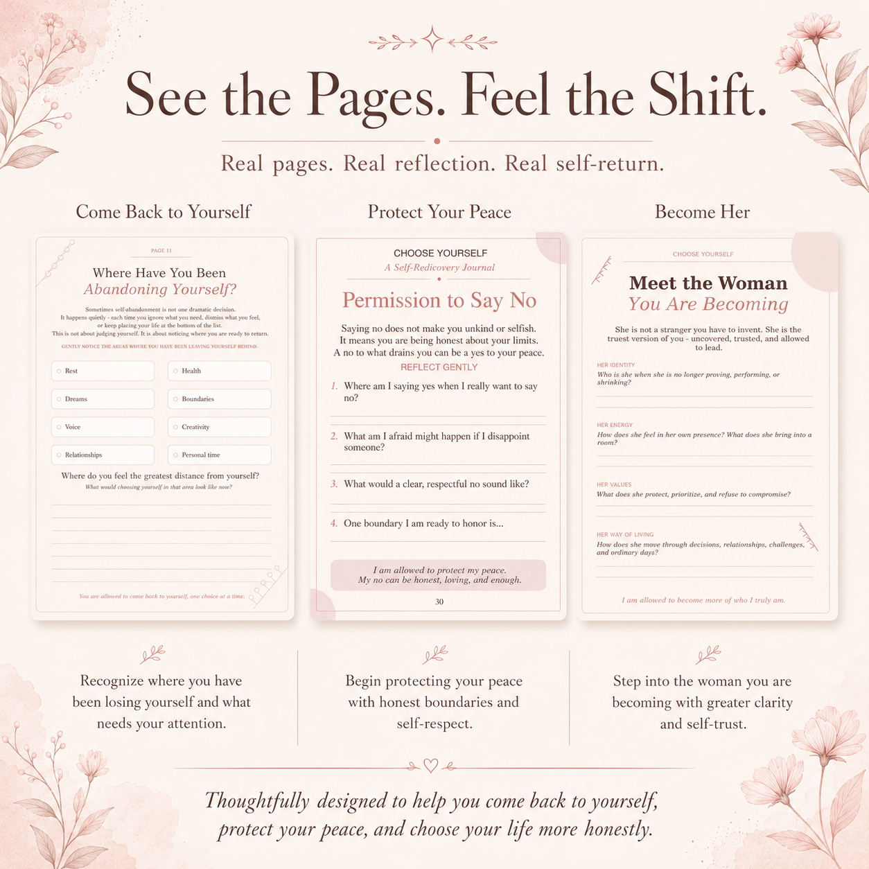 Choose Yourself: A Guided Journal for Learning to Put Yourself First Again
