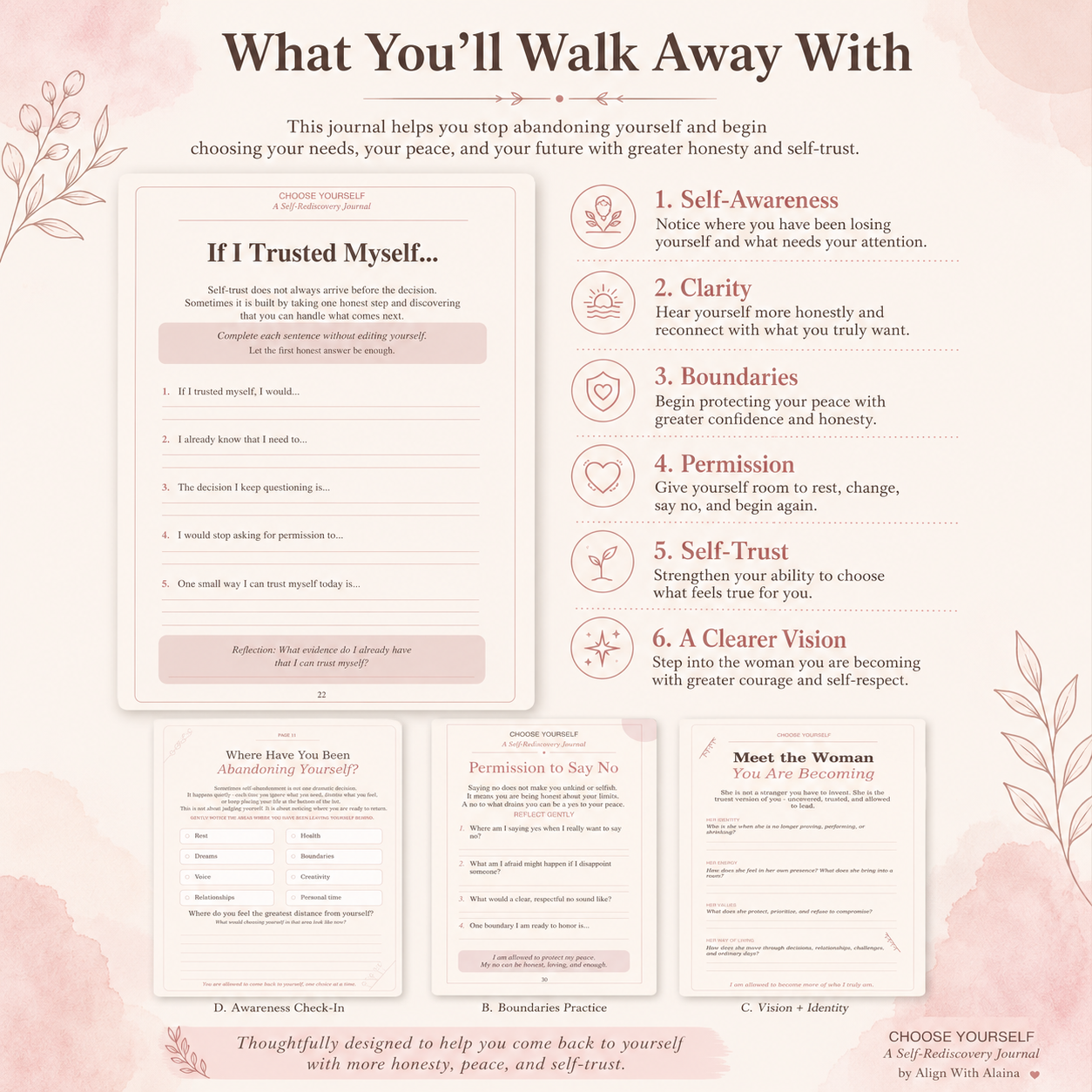 Choose Yourself: A Guided Journal for Learning to Put Yourself First Again
