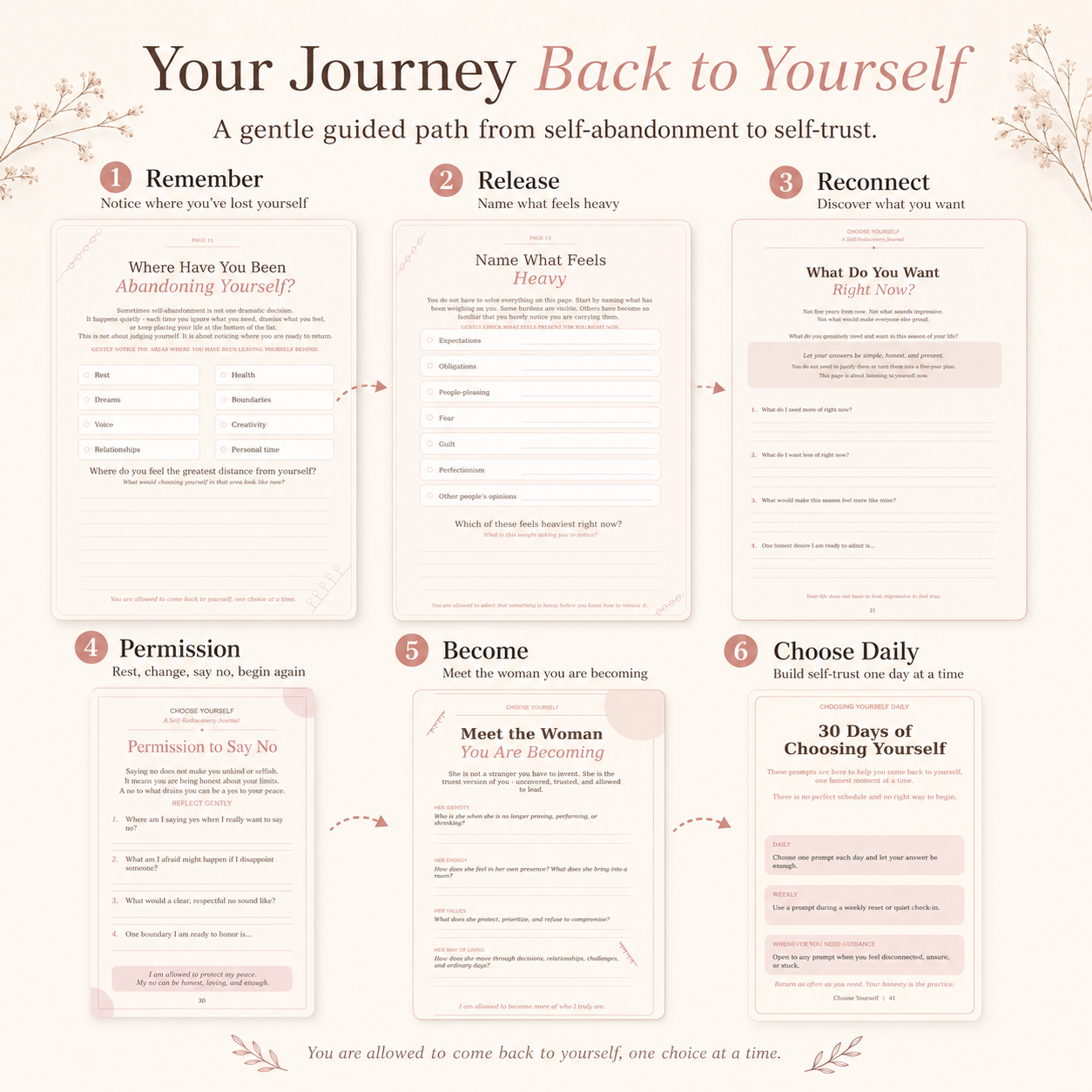 Choose Yourself: A Guided Journal for Learning to Put Yourself First Again