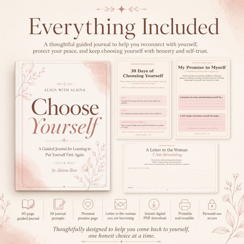 Choose Yourself: A Guided Journal for Learning to Put Yourself First Again